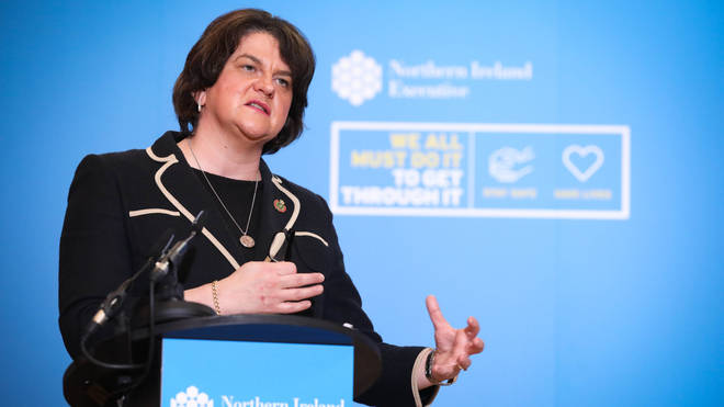 Stormont First Minister Arlene Foster said: "The Executive has been presented today with the sobering prospect of our hospitals becoming overwhelmed within weeks."