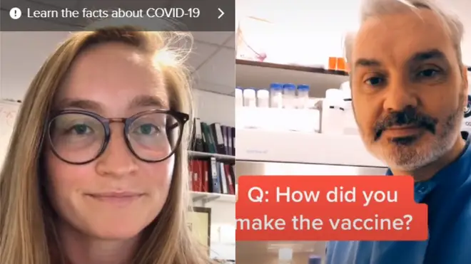 A group led by researchers and clinicians called Team Halo is using TikTok to help 'reassure' users of the safety of vaccines