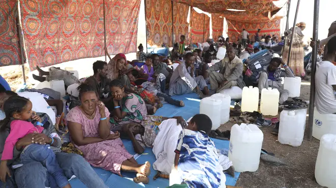 Ethiopian refugees in Sudan