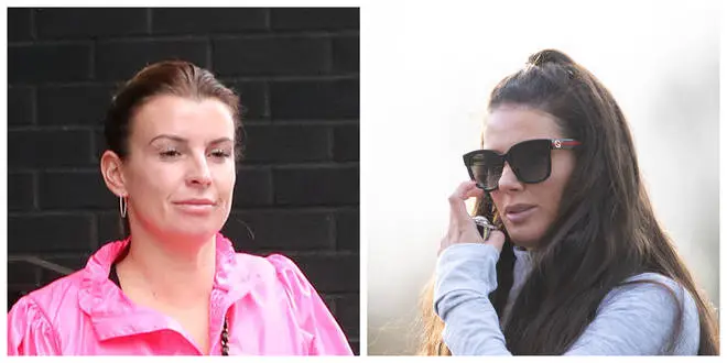 Coleen Rooney (left) and Rebekah Vardy (right) are clashing over a libel dispute