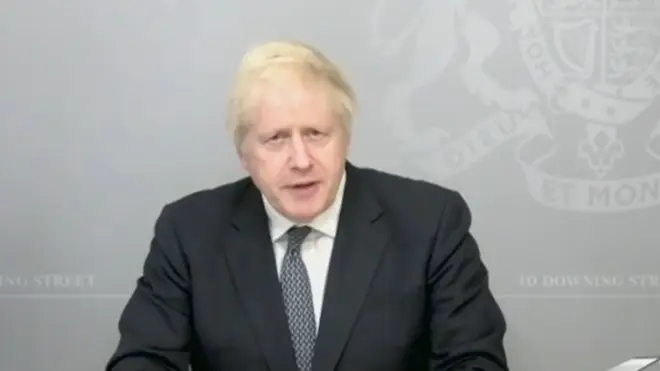 Boris Johnson will address the nation today
