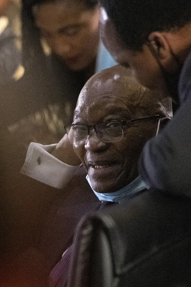 Former South African President Jacob Zuma (Themba Hadebe/AP)