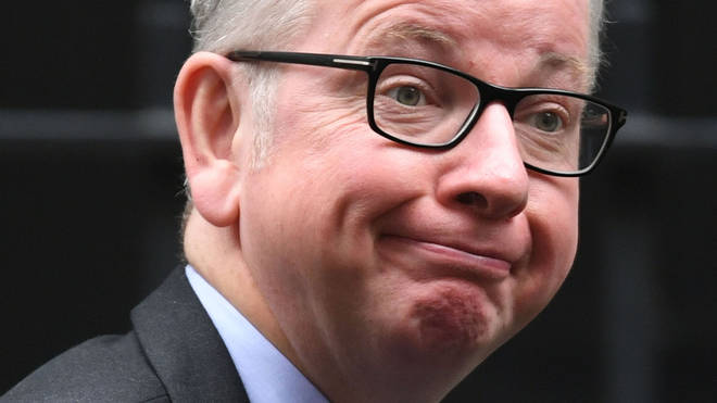 Michael Gove, who made another gaffe yesterday