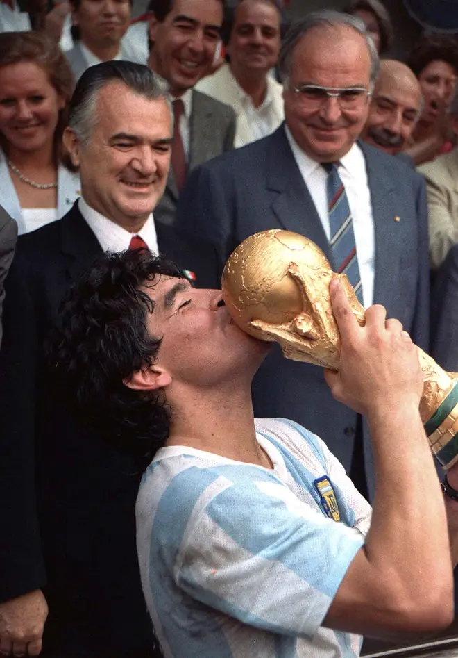 Maradona is widely regarded as one of the greatest footballers of all time