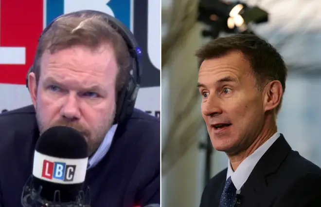 James O'Brien spoke about Jeremy Hunt's comments