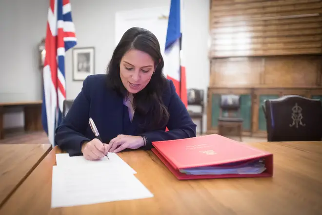 Priti Patel and her French counterpart signed an agreement on Saturday