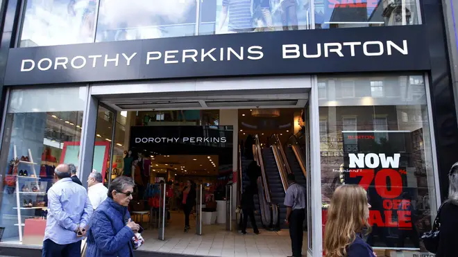 Arcadia owns well known high street brands Dorothy Perkins and Burton