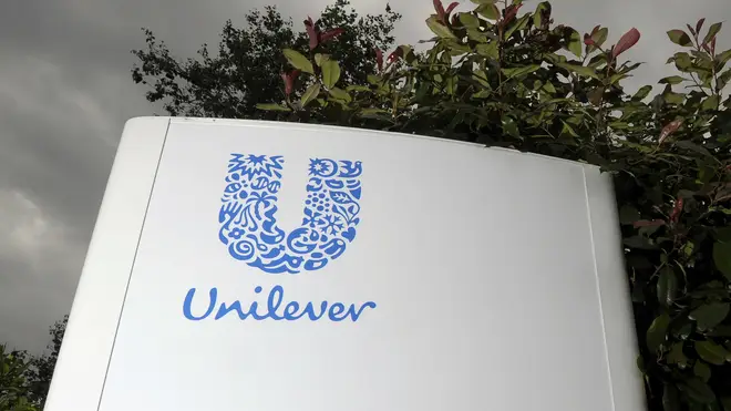 A Unilever sign