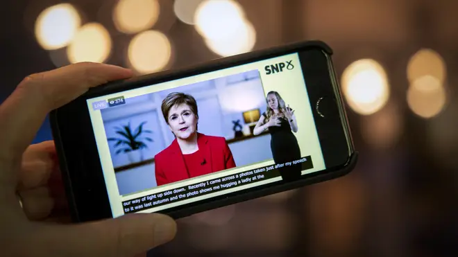 Nicola Sturgeon announced the one-off NHS payment during a speech at the SNP conference