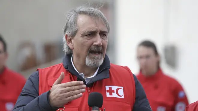 International Federation of Red Cross President Francesco Rocca