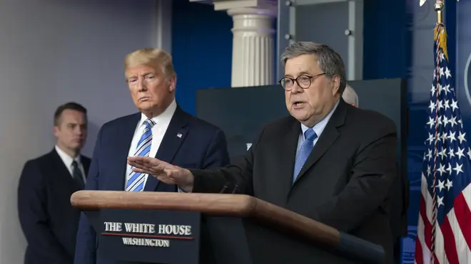 William Barr has said there is no evidence of voter fraud that would be sufficient to overrule US election result