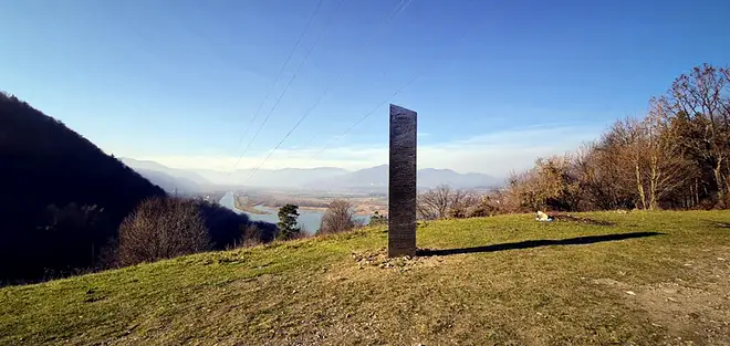 A monolith was also seen in Romania