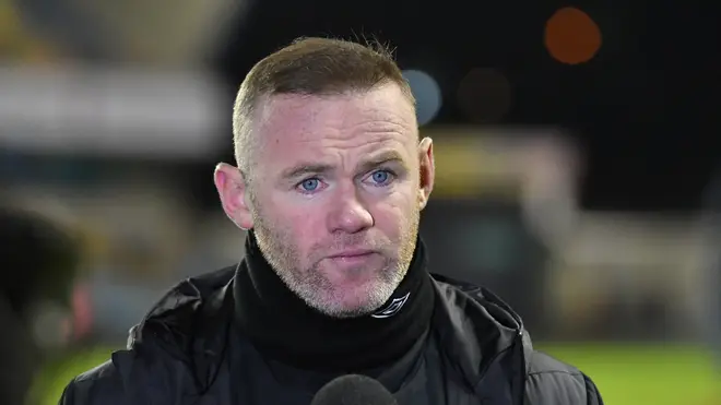 Derby's interim boss Wayne Rooney said "no one condones that behaviour"