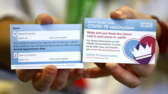 Vaccine cards are expected to be given to all people who receive the coronavirus vaccine