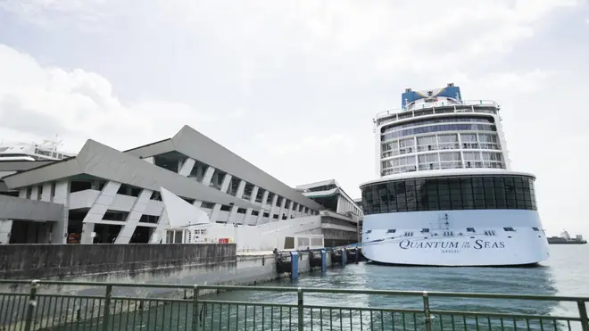 Passengers on board the cruise ship have been confined to their rooms