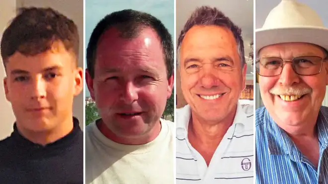 Luke Wheaton, Ray White, Brian Vickery and Mike James all died in the blast