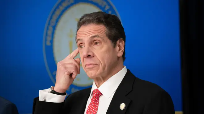 State Governor Andrew Cuomo watched the vaccination via video