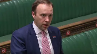 Matt Hancock was updating MPs today