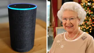 From 3pm on Christmas Day, people will be able to say "Alexa, play the Queen's Christmas Day message".