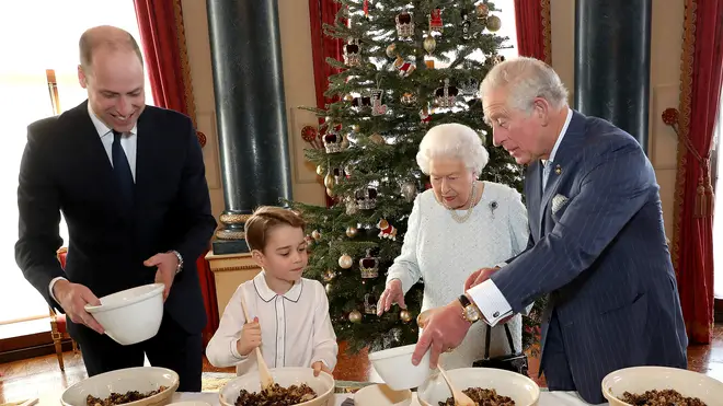The Royals made pudding on behalf of the Royal British legion