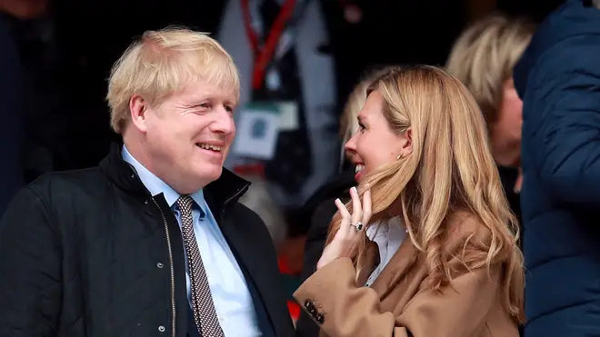 Boris Johnson and Carrie Symonds announced their engagement in February