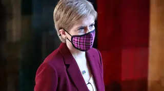 File photo: First Minister Nicola Sturgeon arrives to give an update on Covid restrictions in the Scottish Parliament