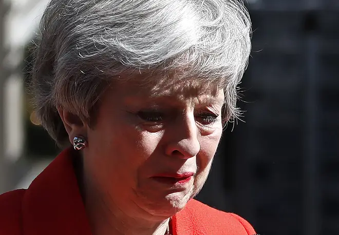 Theresa May became emotional as she announced her intention to resign as Prime Minister.