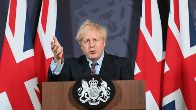 Boris Johnson has hailed the success of his trade deal with the EU