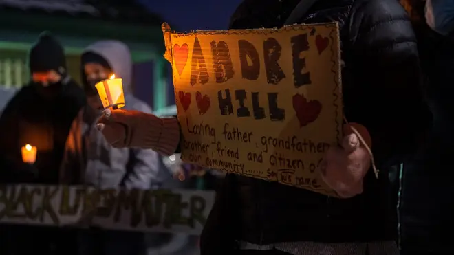 A vigil for Andre Hill