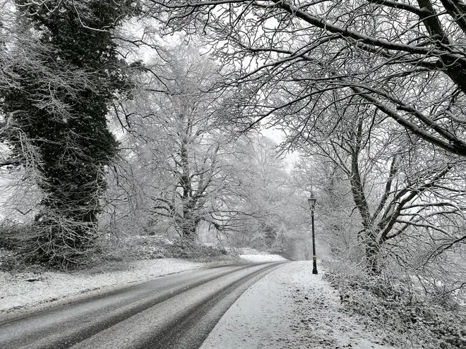 The Met Office has issued a yellow warning of snow and ice for much of England and Wales and parts of Scotland.