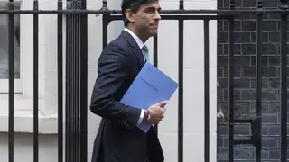 File photo: Chancellor of the Exchequer Rishi Sunak leaves 11 Downing Street