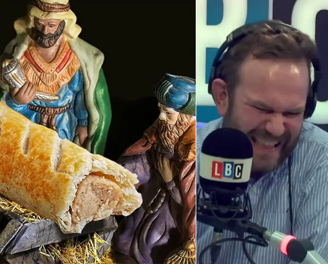 James O'Brien enjoyed his chat with Marion over the Greggs sausage roll nativity