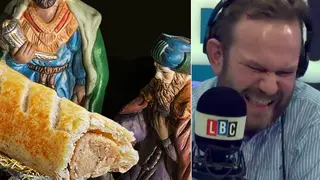 James O'Brien enjoyed his chat with Marion over the Greggs sausage roll nativity