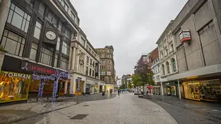File photo: Liverpool city centre during the last national lockdown