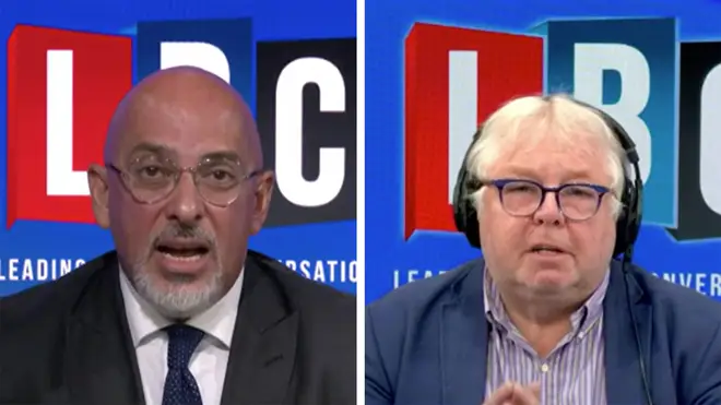 Nadhim Zahawi told LBC he thinks the vaccine target can be met