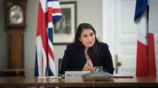 Priti Patel has defended how police have used Covid-19 fines