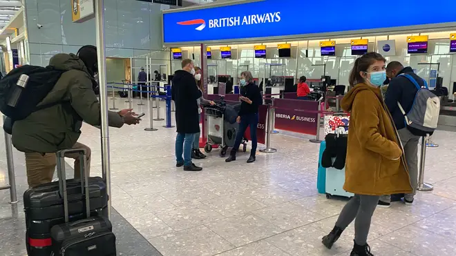 Heathrow passenger numbers have dropper 72.2% year-on-year