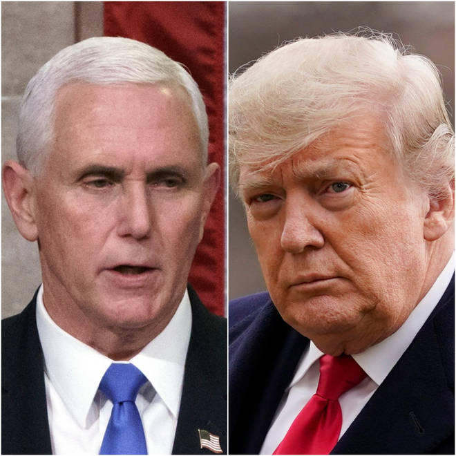 Mike Pence and Donald Trump (J. Scott Applewhite and Evan Vucci/AP)