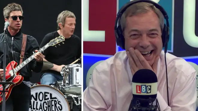 Noel Gallagher Nigel Farage