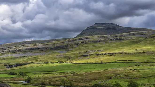 Ingleborough is the second-highest mountain in the Yorkshire Dales