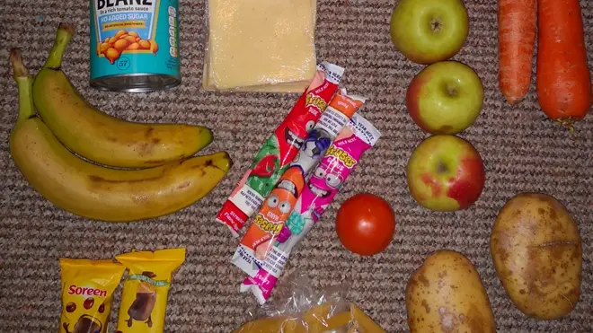 Several parents have come forward to criticise food parcels