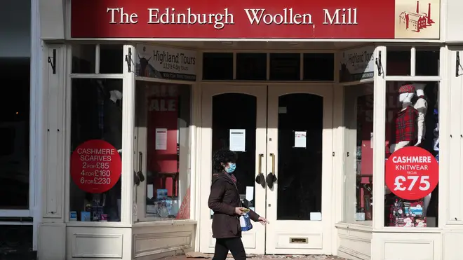 An Edinburgh Woollen Mill shop