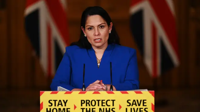 Home Secretary Priti Patel said a minority of the public are "putting the health of the nation at risk"