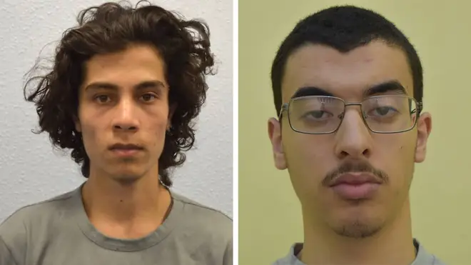 Parsons Green Tube bomber Ahmed Hassan(L) and Manchester Arena terrorist Hashem Abedi (R) have been charged with assault