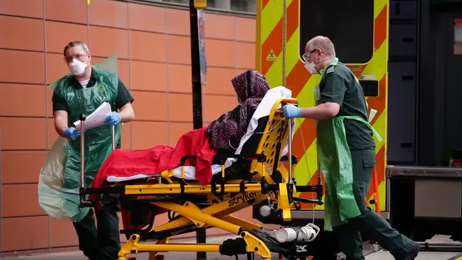 Emergency admissions to A&E departments at hospitals in England also showed a fall last month