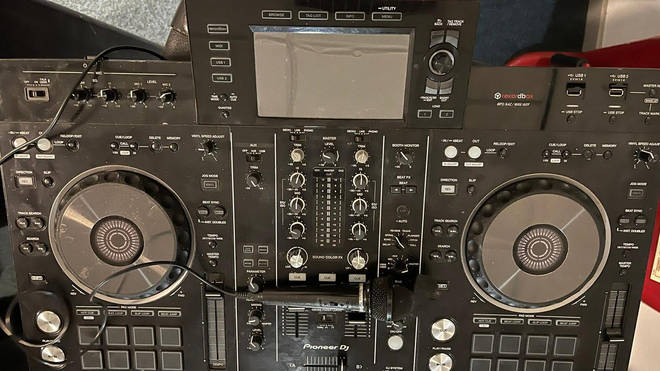 Police officers seized music equipment from an illegal party in Hertfordshire