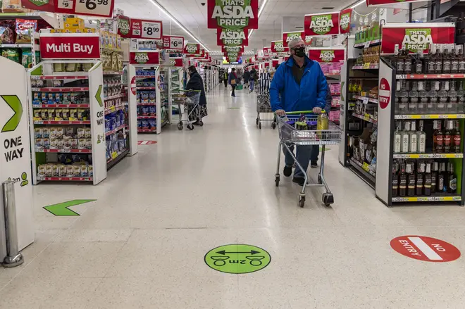File photo: A general view of an ASDA supermarket in Wales