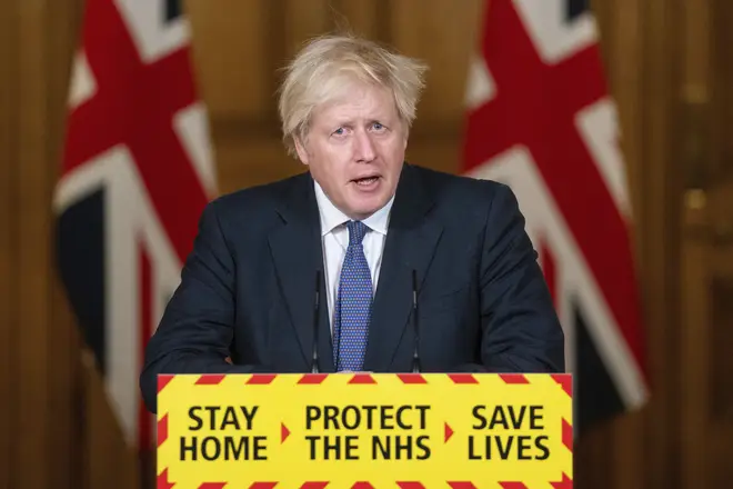 Boris Johnson said the UK will close all its travel corridors from Monday morning