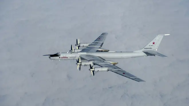 A Russian “Bear” bomber (SAC Samantha Holden/RAF/PA)