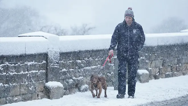 Snow is forecast for much of the UK as January comes to an end